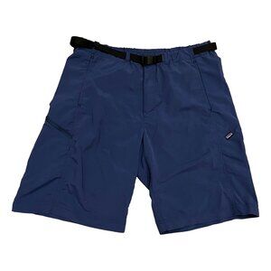 Patagonia GI III Shorts Blue Belt Outdoor Gorp Hiking MENS Large Hiking